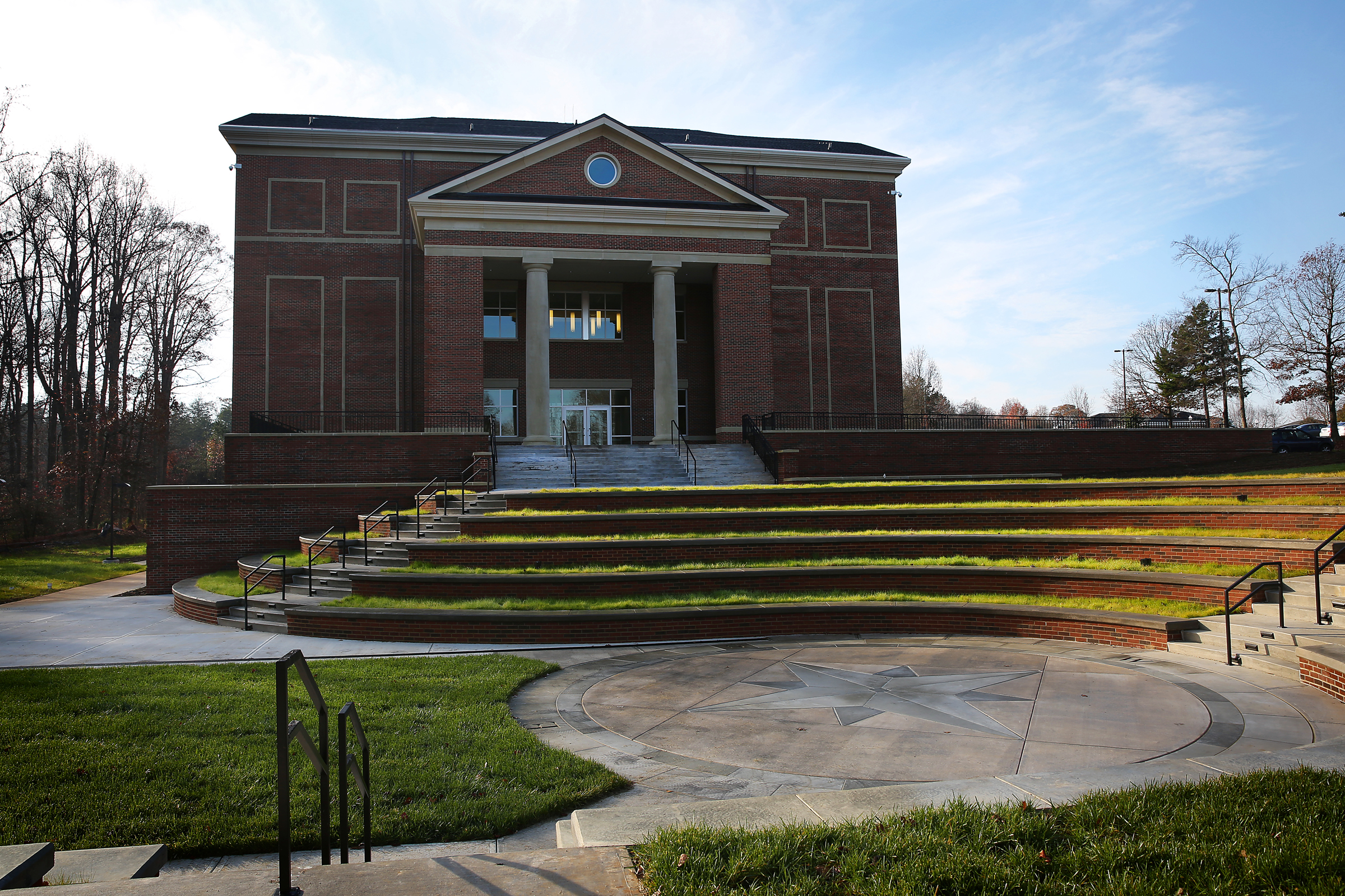 The amphitheater at CPCC's new Cato III Building.