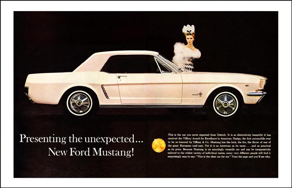 1964 Mustang Intro Ad 4 page XXX