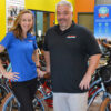 Grace Kennedy and Tom Kennedy, co-owners of Pedego Electric Bikes Lake Norman