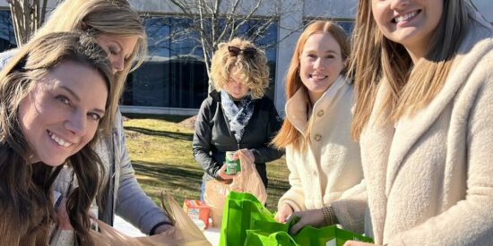 Food drive at Trane in Davidson